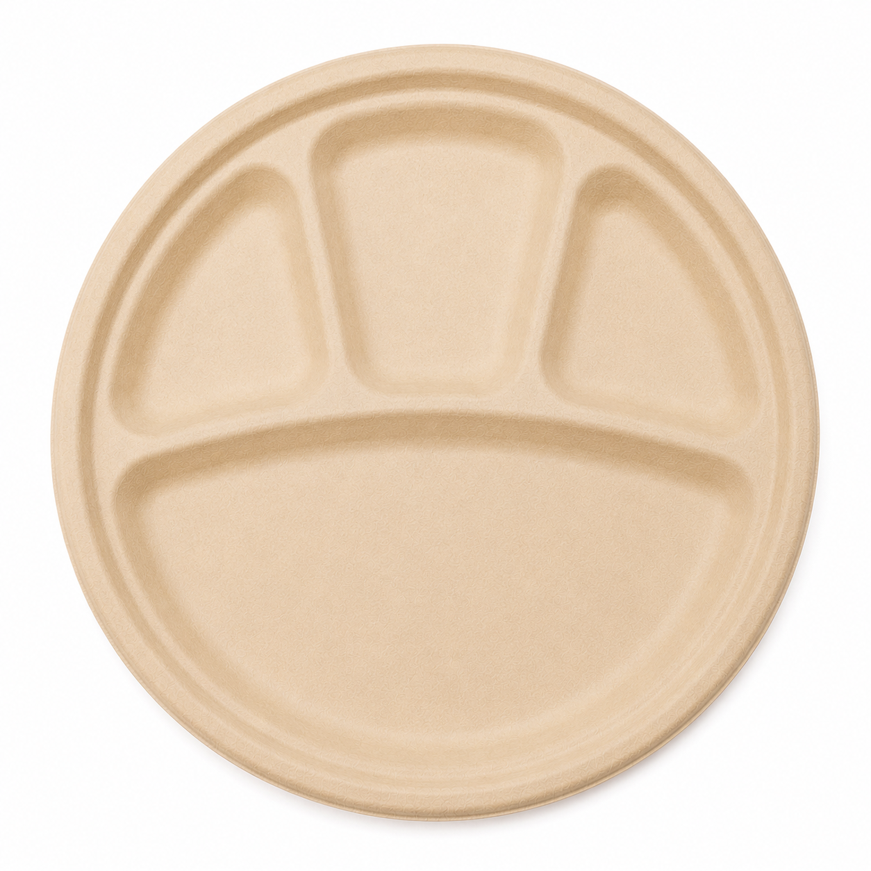 12-4 Compartment Plate (Round)