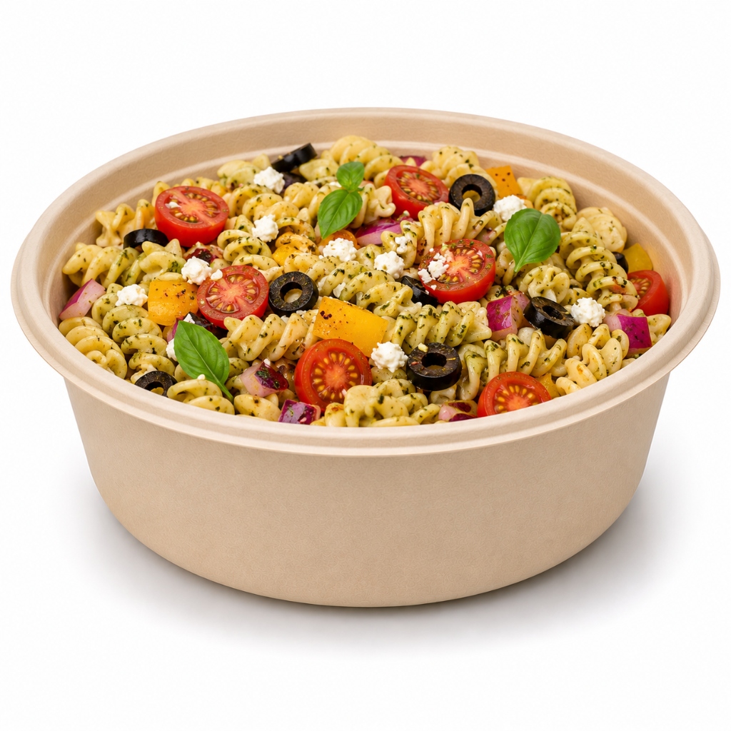 26 oz (750ml) Round Bowl with food