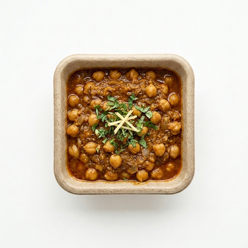 6" x 6" Clamshell with food