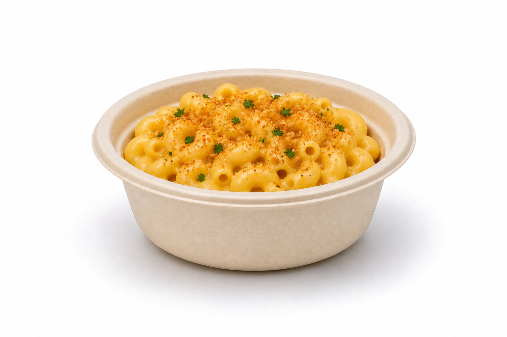 7 oz (210 ml) Round Bowl with food